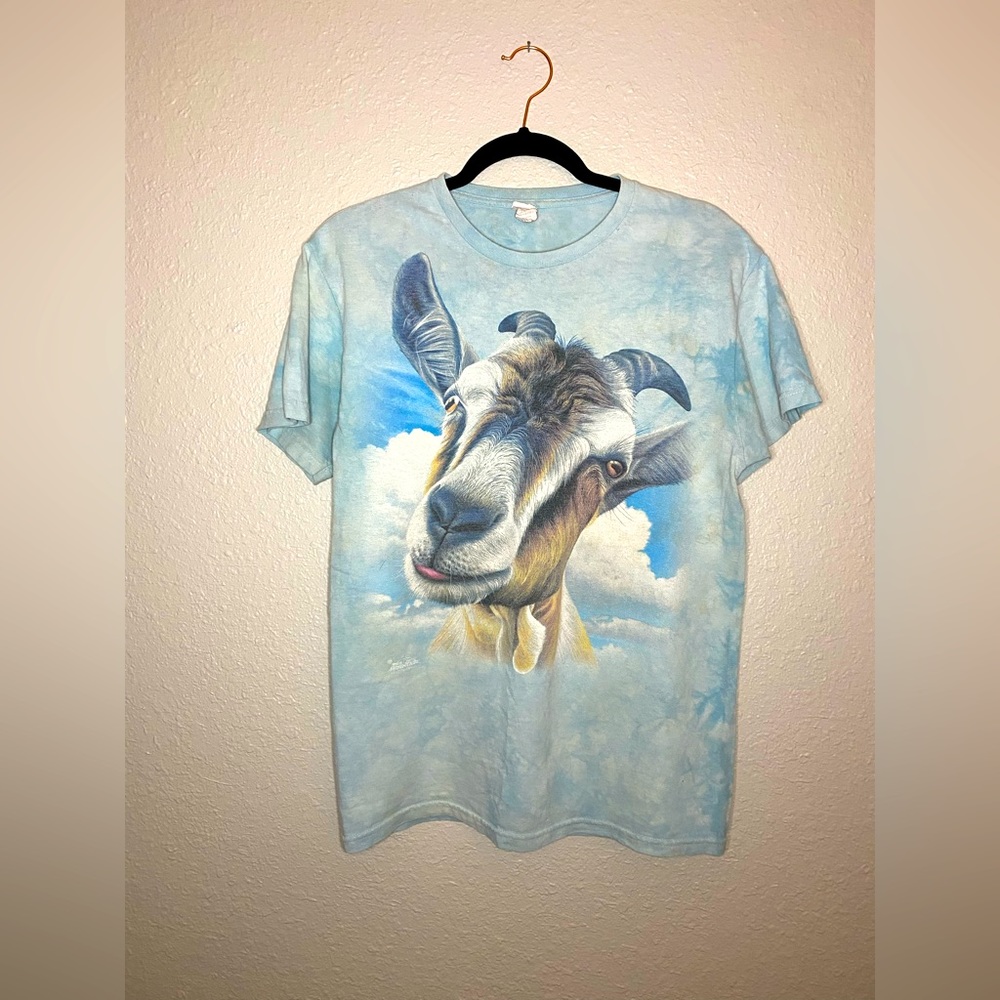 Vintage Tie Dye Goat Tee